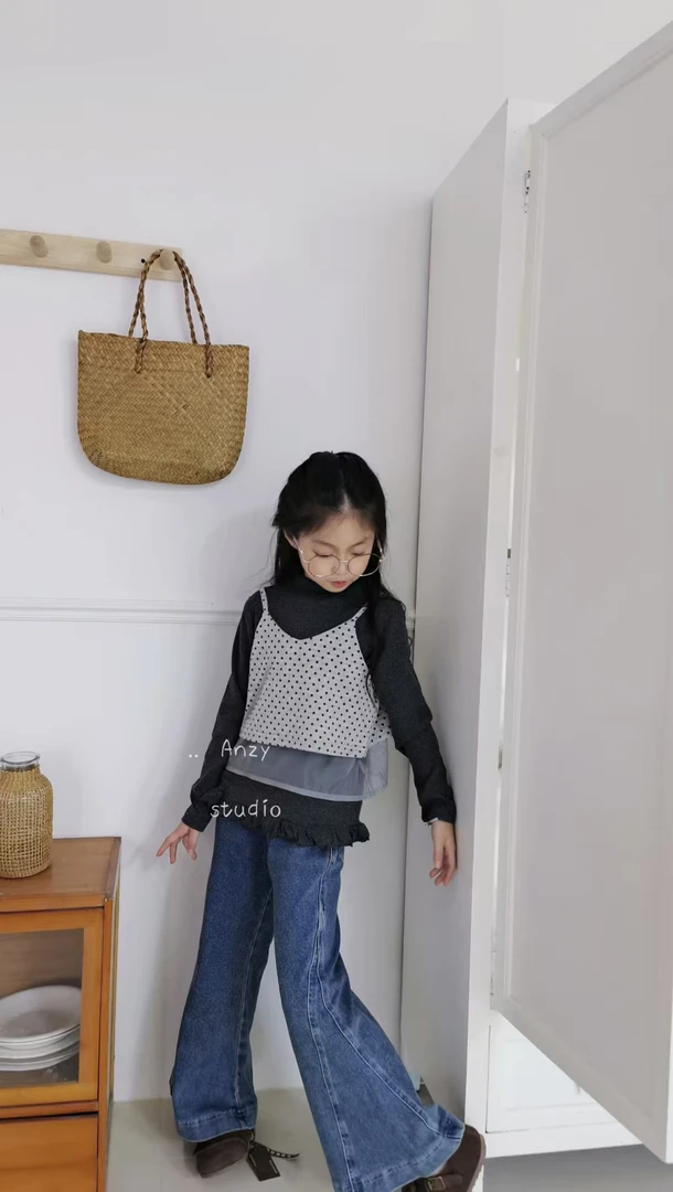 110-150cm 三件套 牛仔裤110-150cm