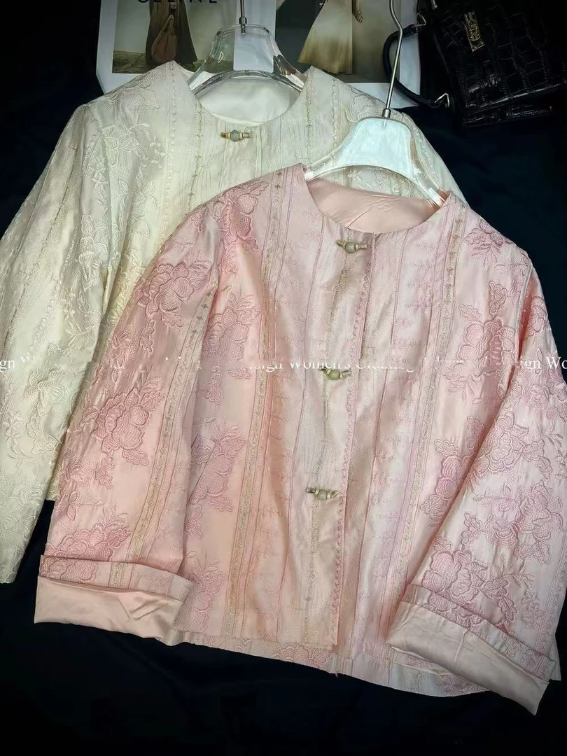 桃子自制 248 新中式重工刺绣外套