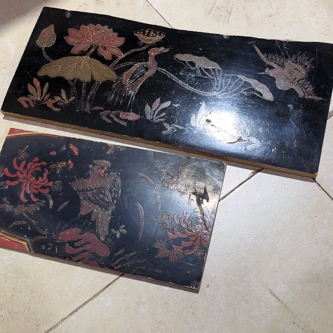 俊***。香榧木木雕.花板.家具.古建构件.卡子花.结子