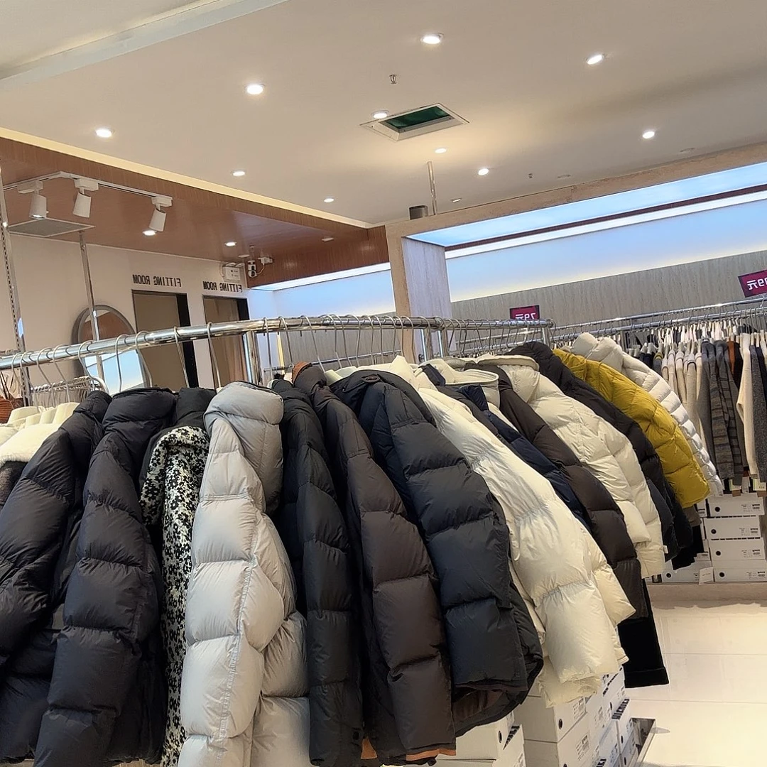 短款羽绒服 糖果色经典色