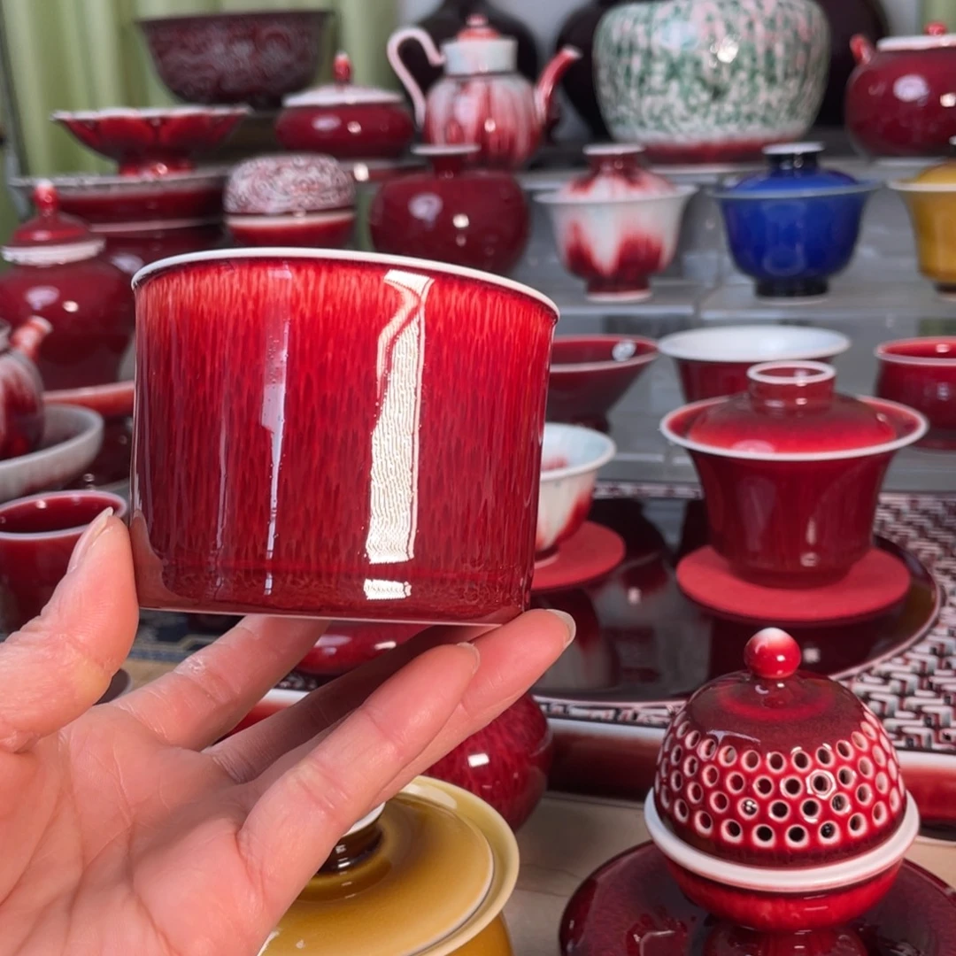 放***由景德镇原矿釉容天杯