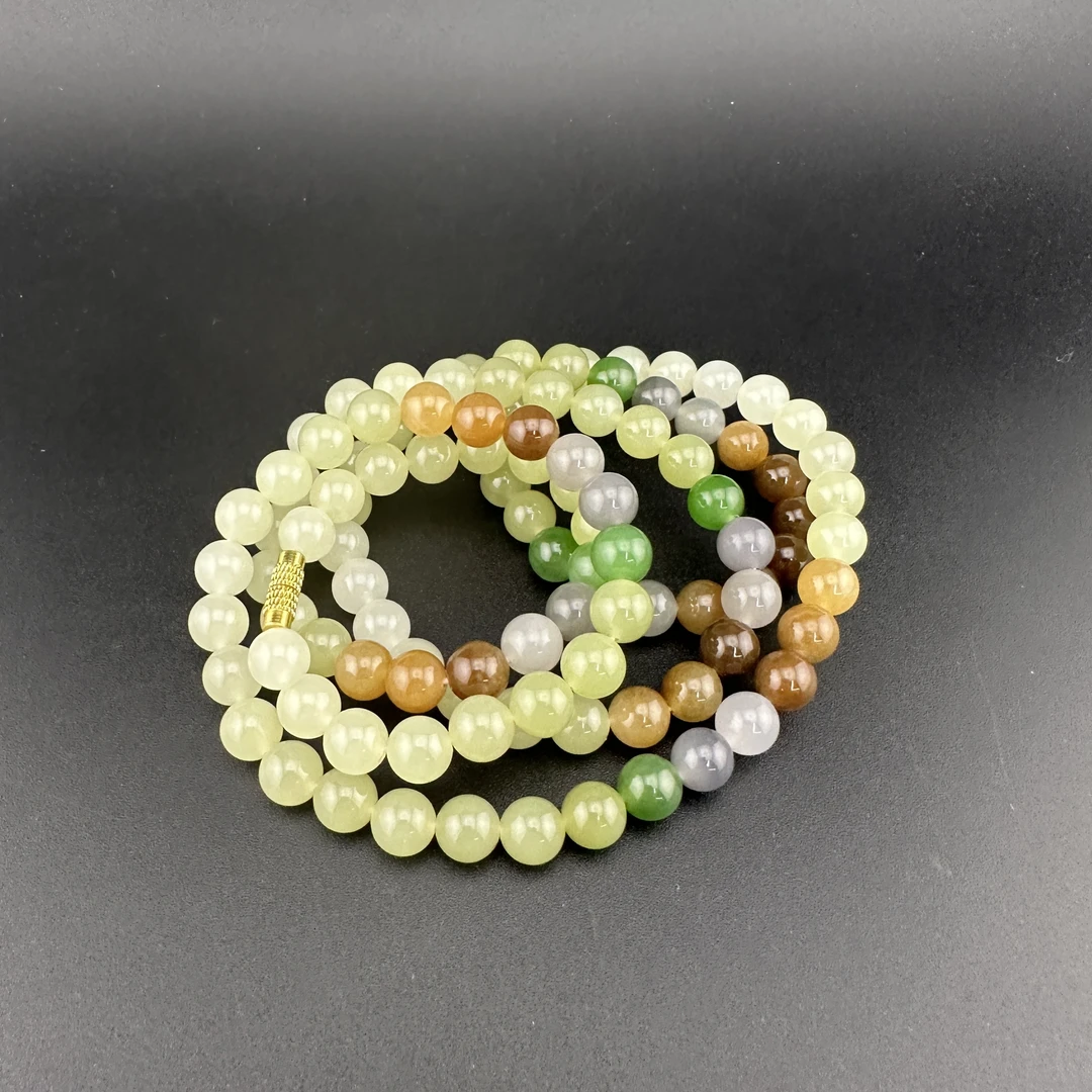 BY1126FSYN标34 北玉精选 和田玉项链 多样性发货