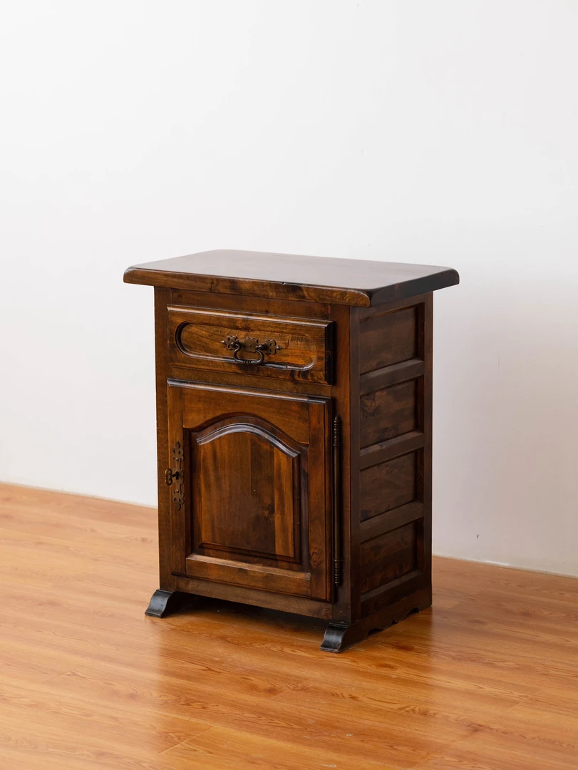 19世纪奥地利古董边柜、收纳柜，好品相。长60宽35高73