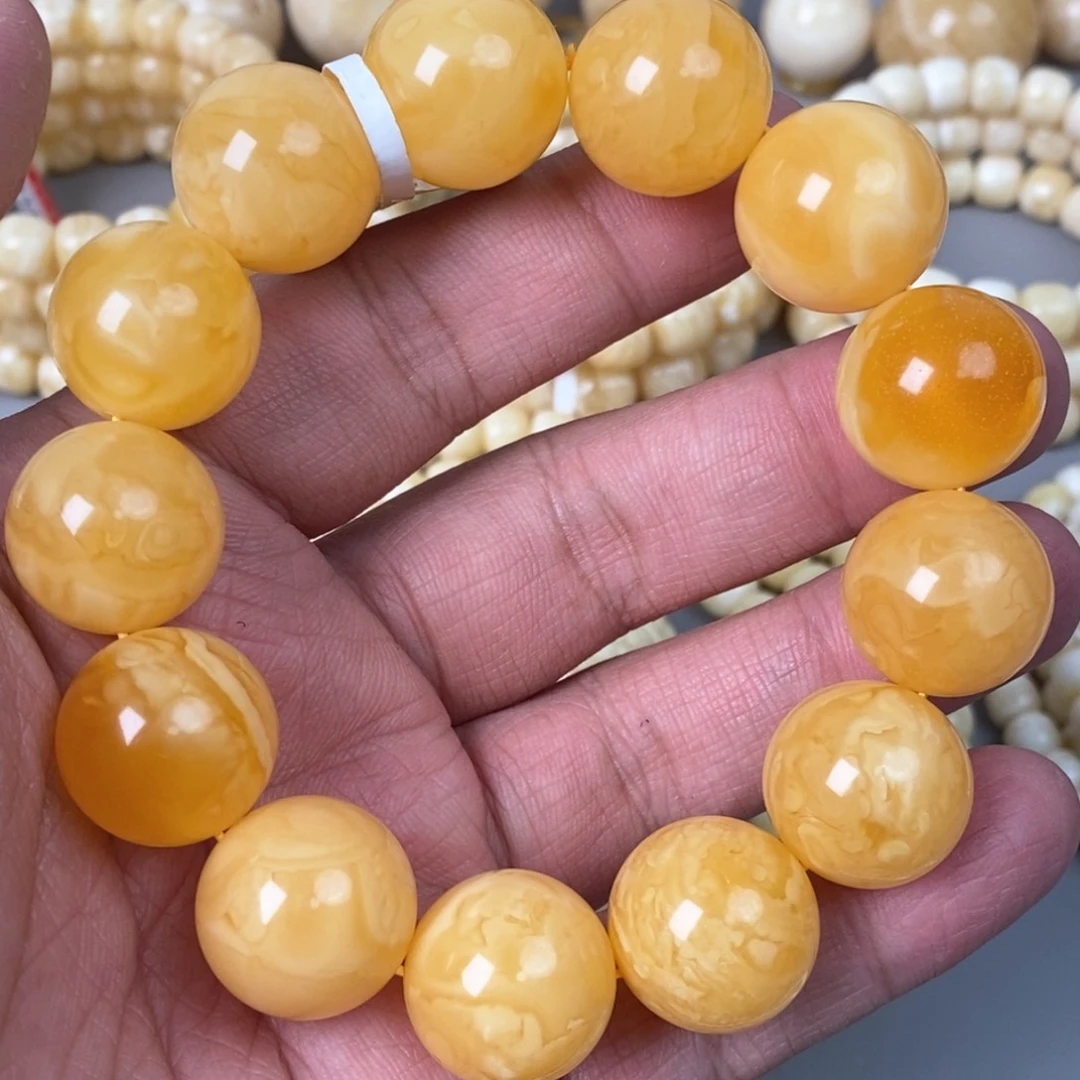 蜜蜡珠宝奇石未镶嵌18.5+mm