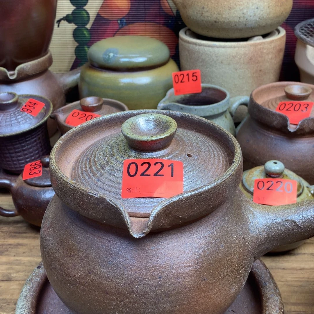 哧***奇柴烧烤茶壶一物一拍