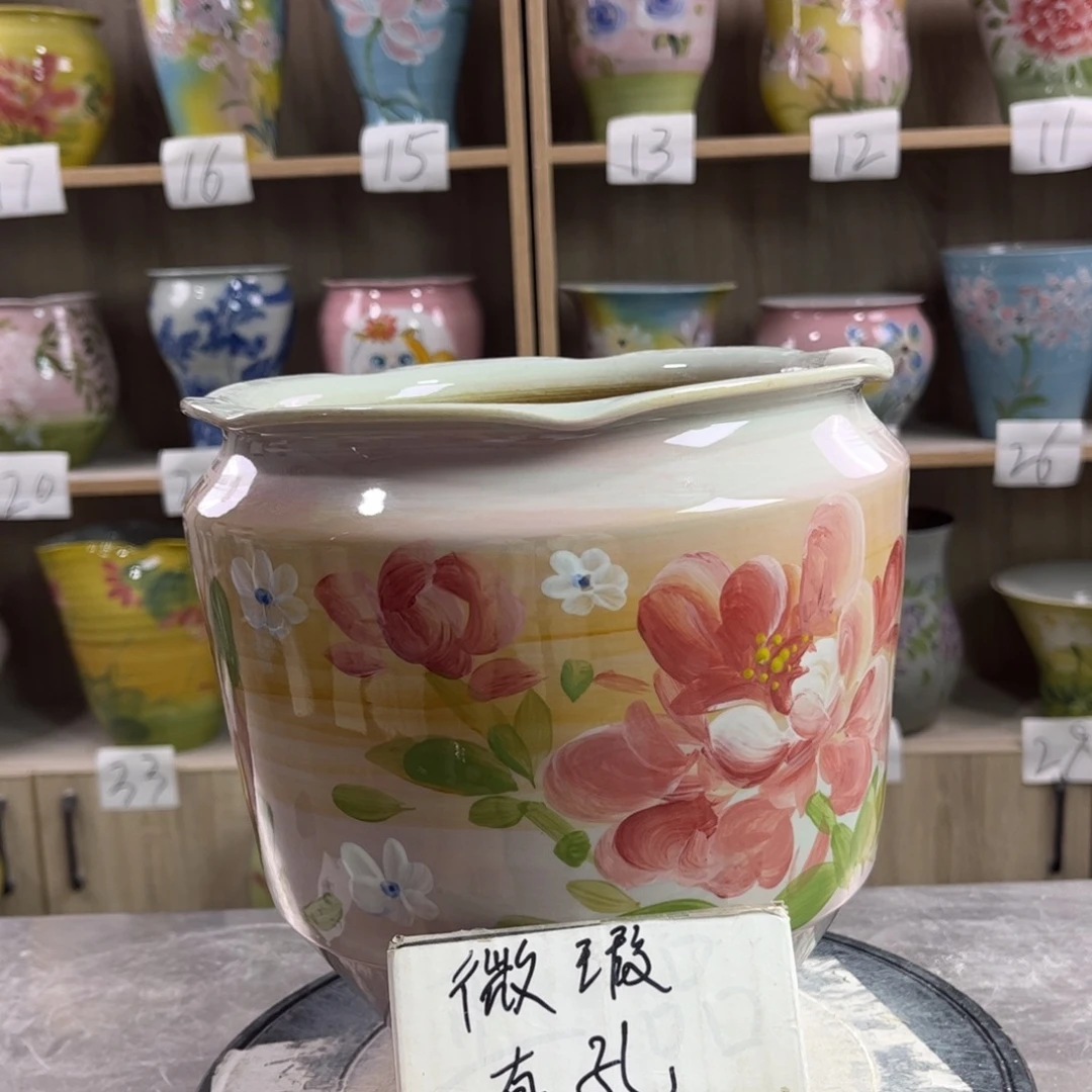 景德镇陶瓷花盆花盆