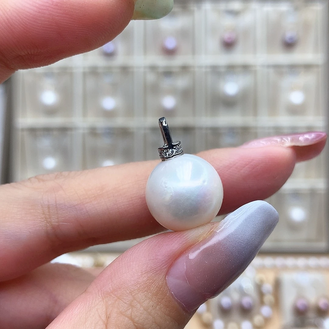 颈饰合金淡水珍珠