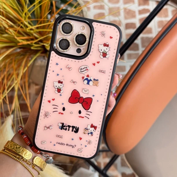 宁宁家边钻kt鎏金手机壳