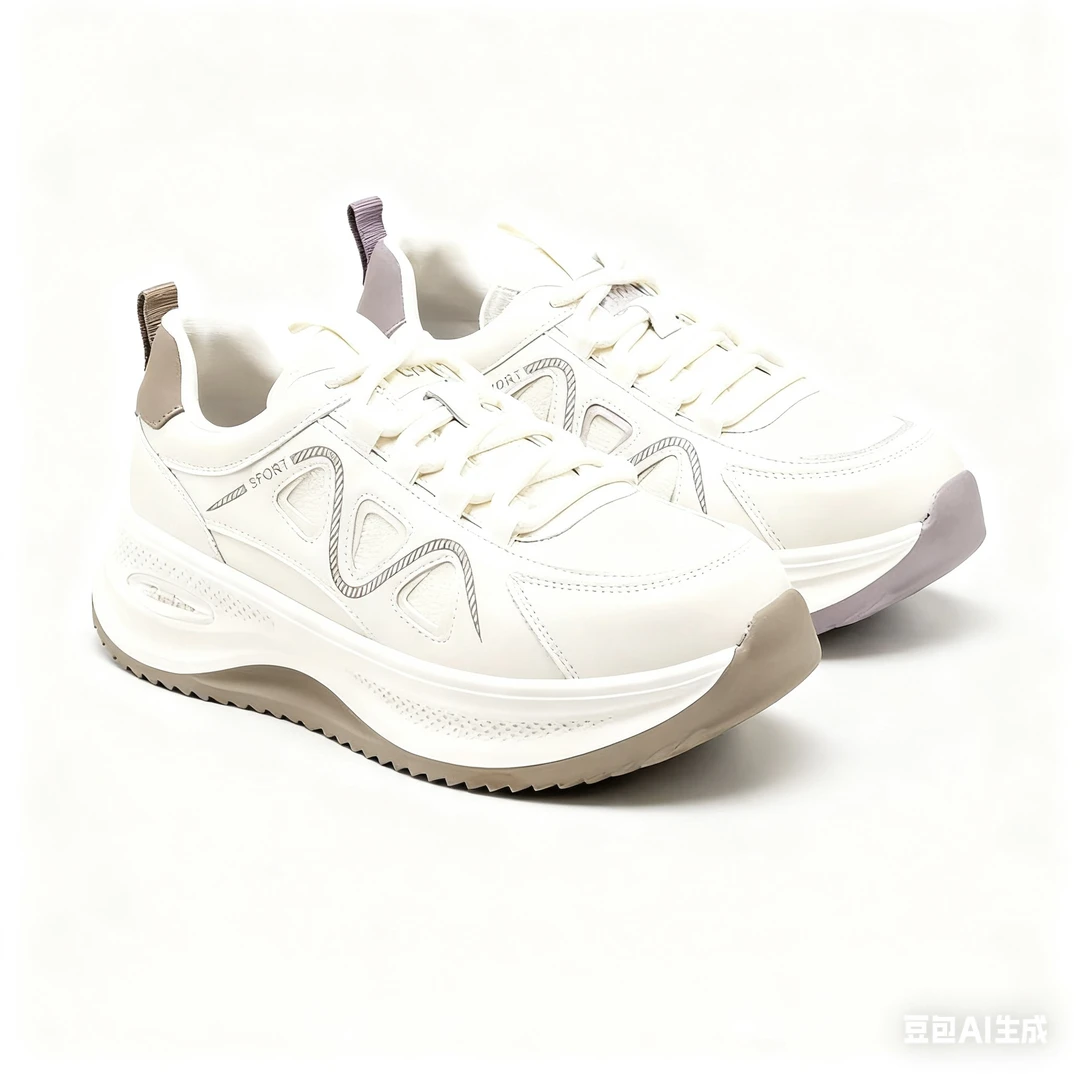 女秋爆款时尚百搭休闲鞋 超纤帮面 双色橡塑底 舒适休闲鞋753705