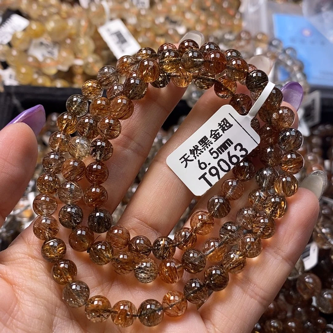 未镶嵌水晶手链水