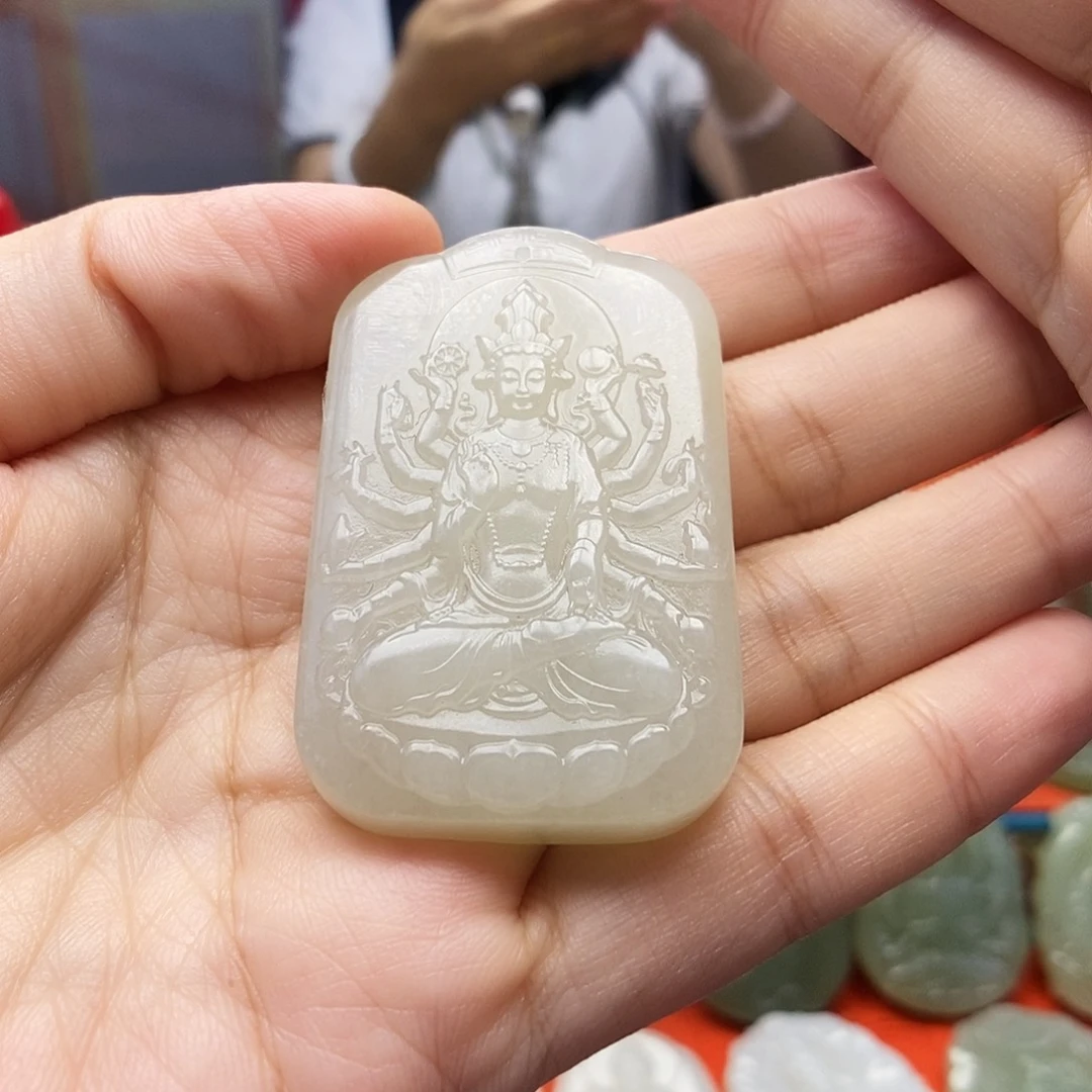 颈饰未镶嵌和田玉꧁****
