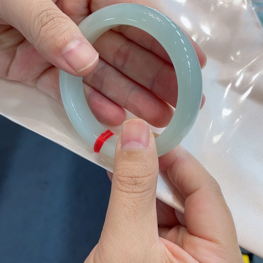 花***淼翡翠未镶嵌手镯手镯