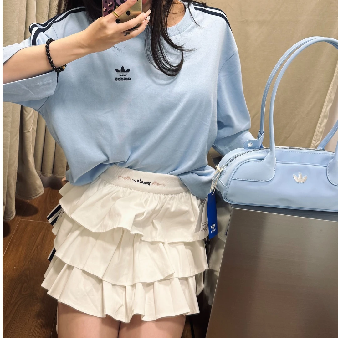 adidas三叶草迪士尼玛丽猫联名限定款蛋糕裙KE6654 KE6655-