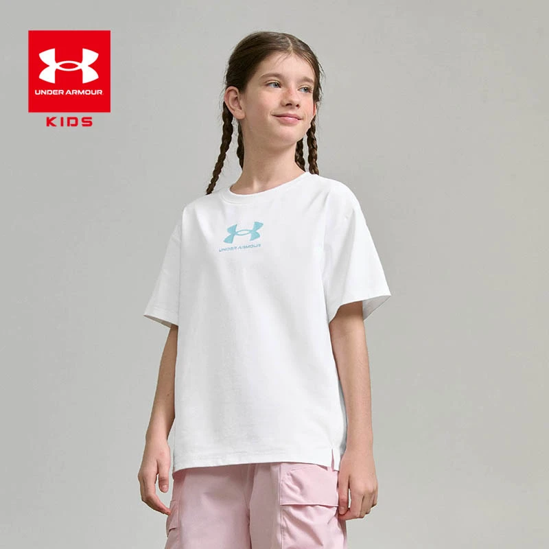 25年夏季新款男女童户外运动百搭舒适圆领短袖T恤0305