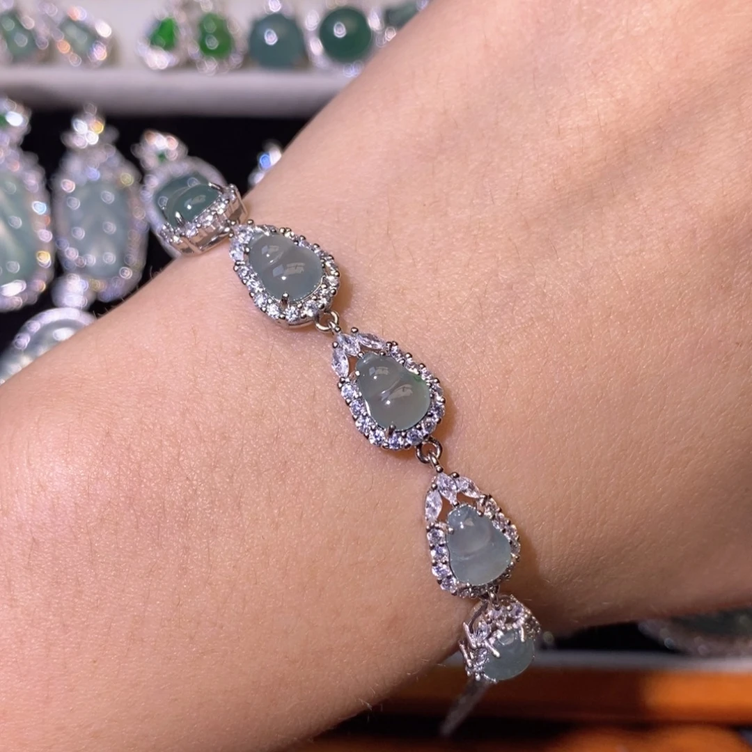 翡翠未镶嵌颈饰天然