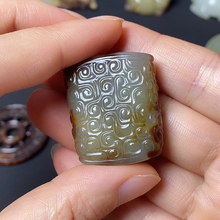 和田玉（糖玉）未镶嵌车挂快**境