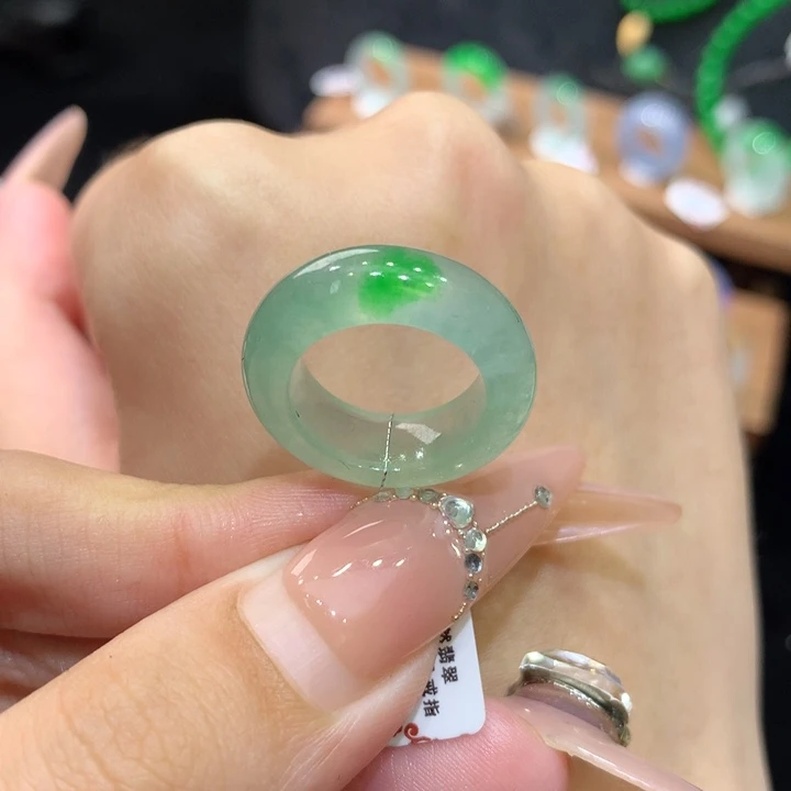 未镶嵌戒指翡翠6-7