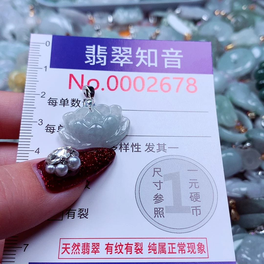翡翠未镶嵌颈饰2678