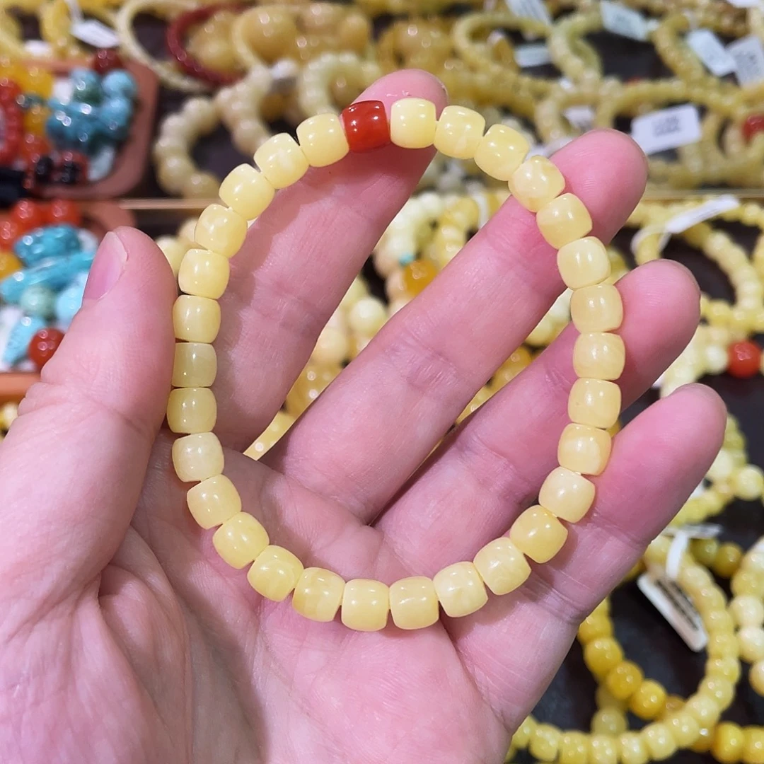 琥珀未镶嵌手链7.1g