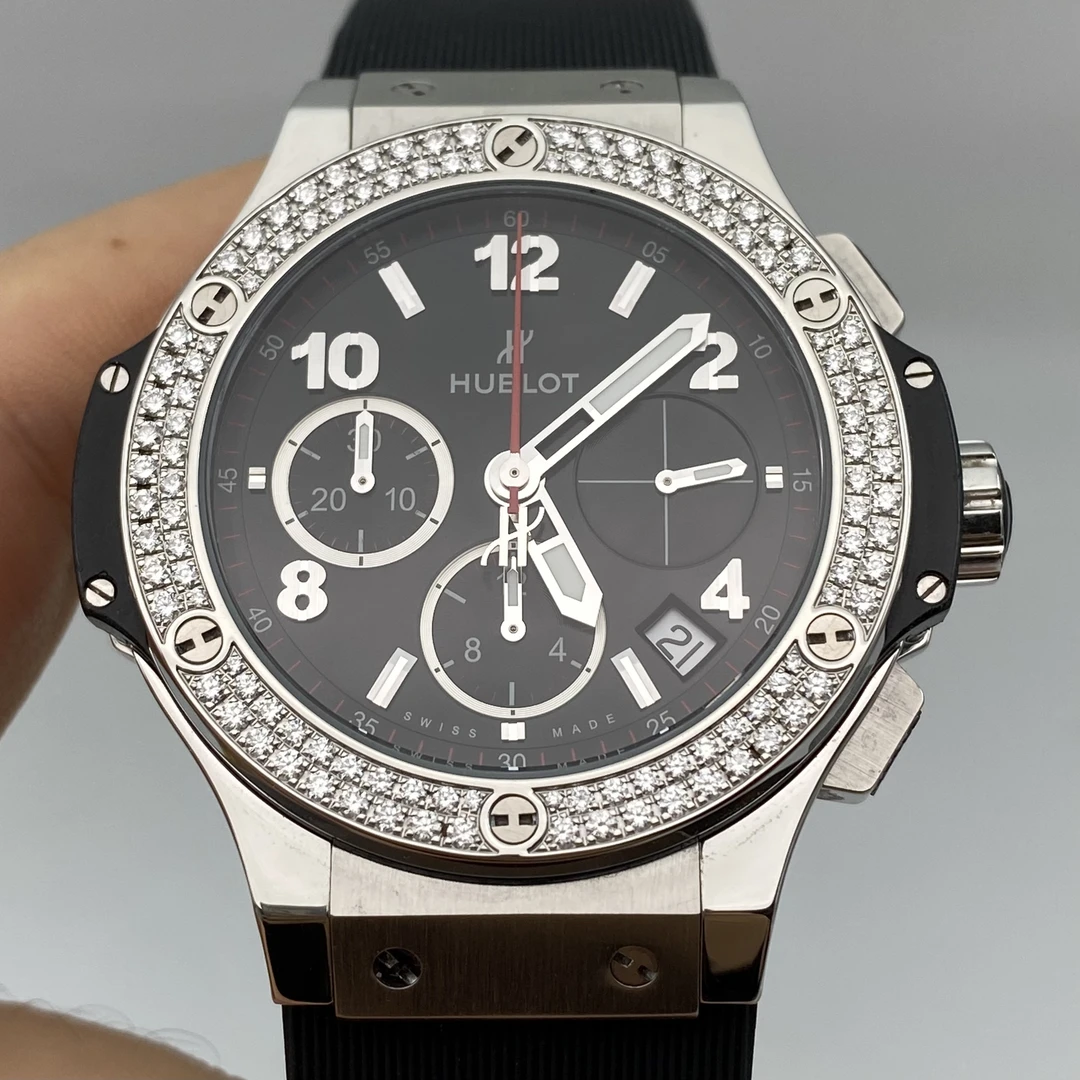 95新 Hublot/宇舶表 宇舶Big Bang系列 原钻 表径:41mm