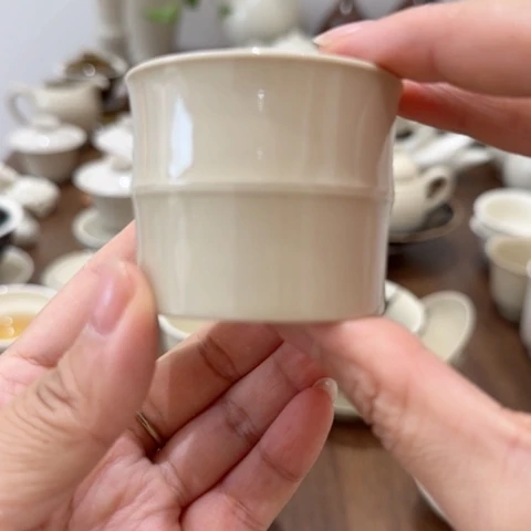 仿古色竹节主人杯不带礼盒