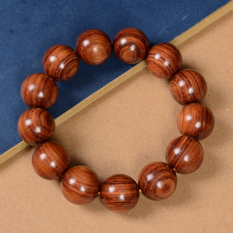 【九华山大礼】2025款黄花梨素圈手串卡18<赠盘玩袋>---DH