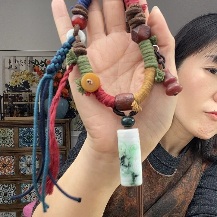 翡翠项链未镶嵌项链