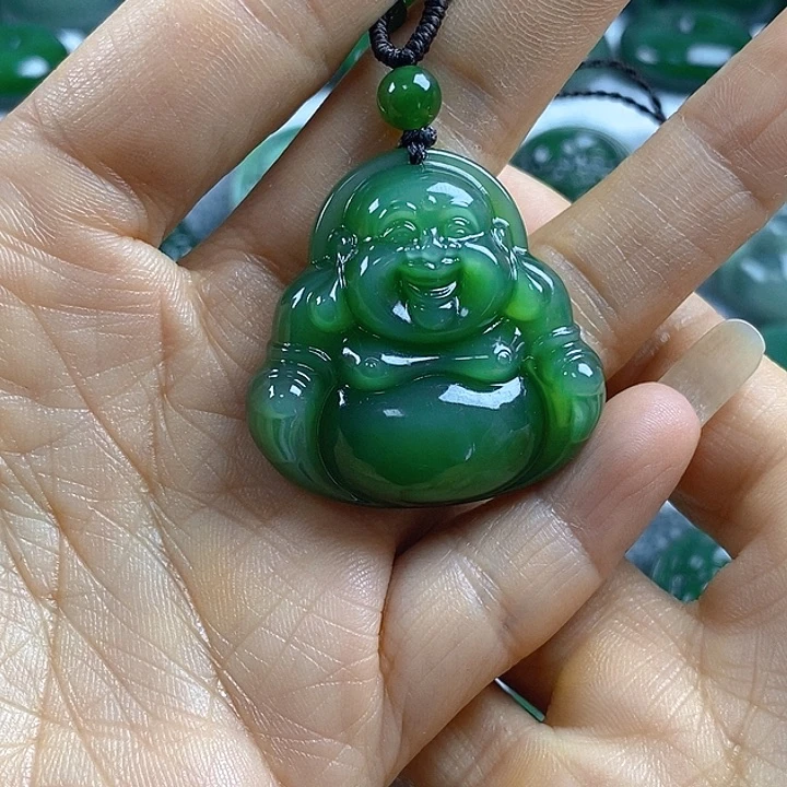 和田玉（碧玉）未镶嵌吊坠(不含链)34