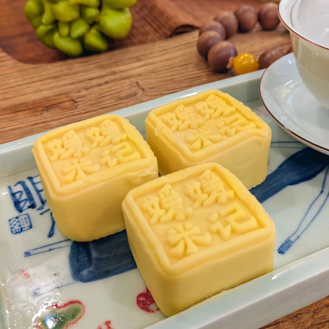 媛媛米记纯手工绿豆糕冰淇淋绿豆糕