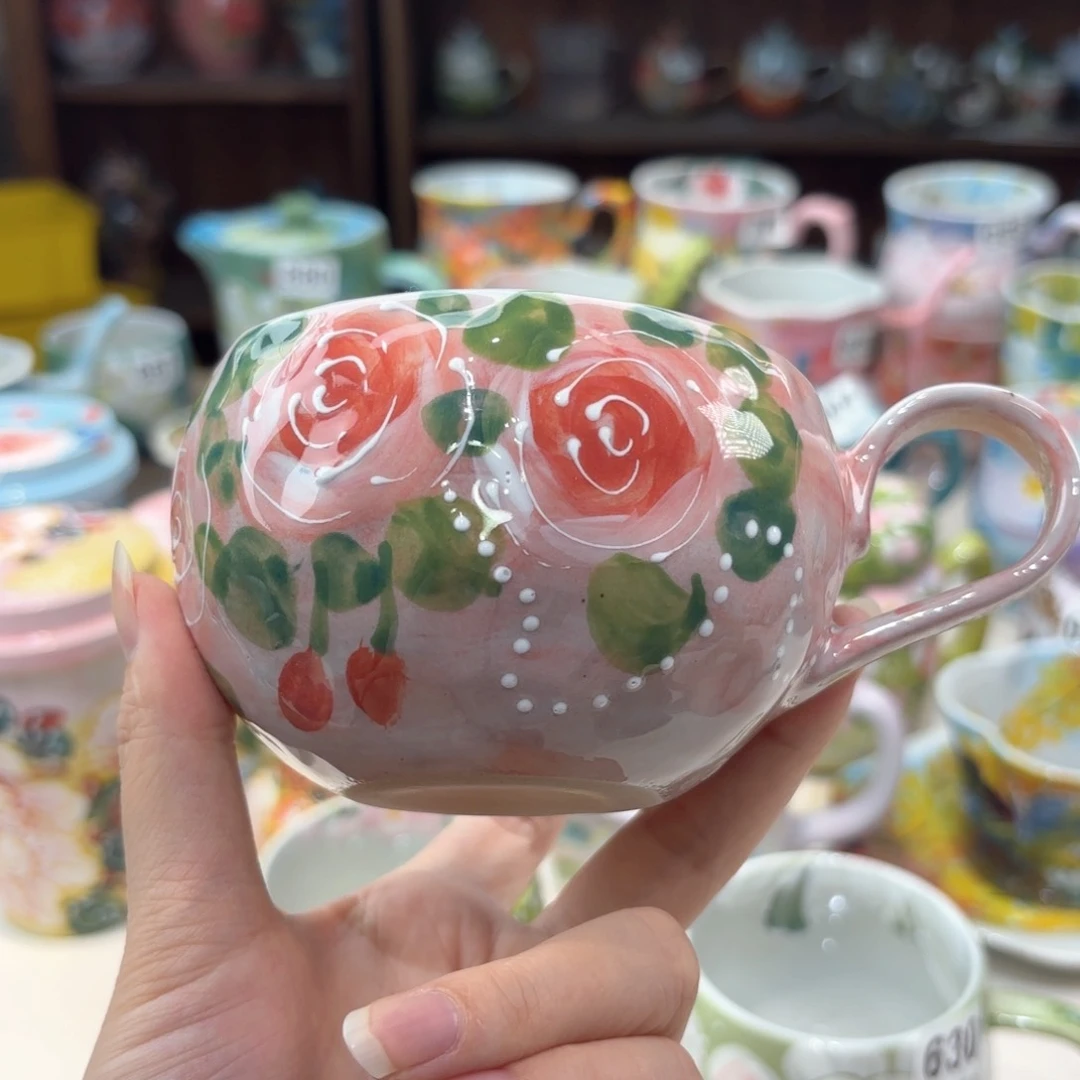 景德镇手绘高温釉下彩陶瓷茶具