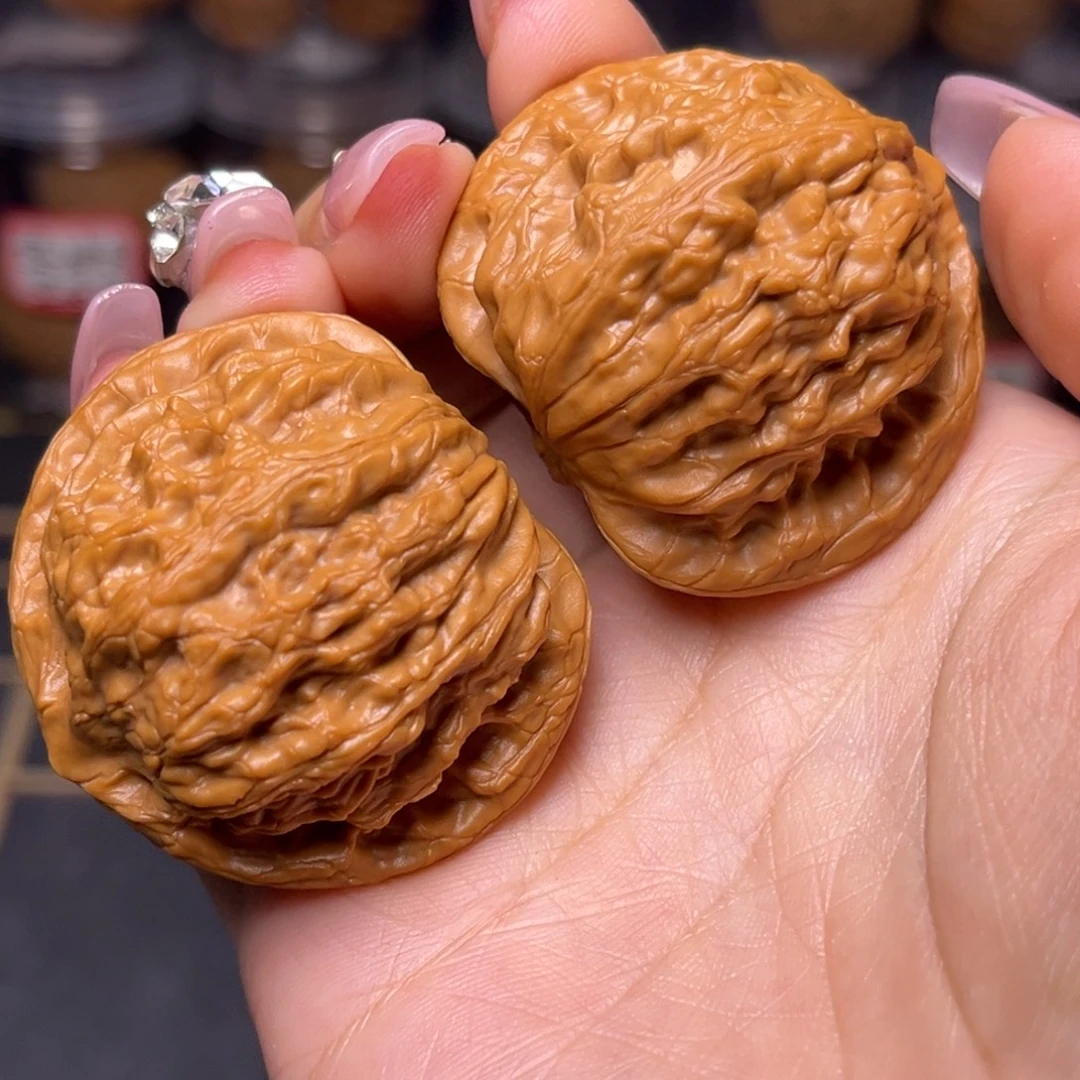 文玩核桃吊坠桃心老款公子帽44