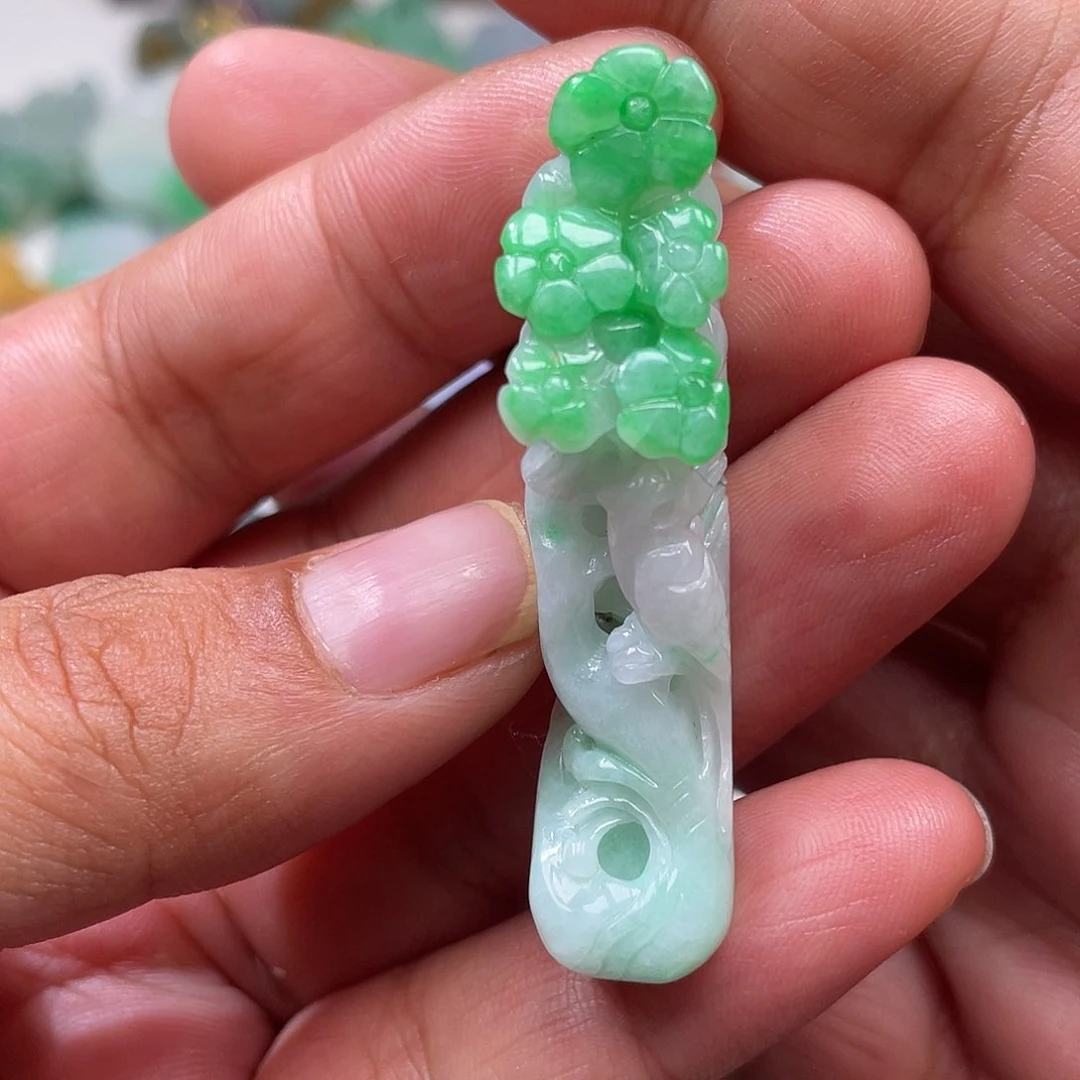 颈饰未镶嵌翡翠翡玉缘翡翠