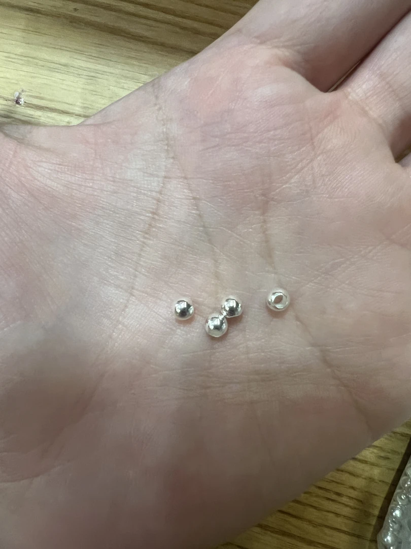 吊坠足银 足银银珠配件饰品