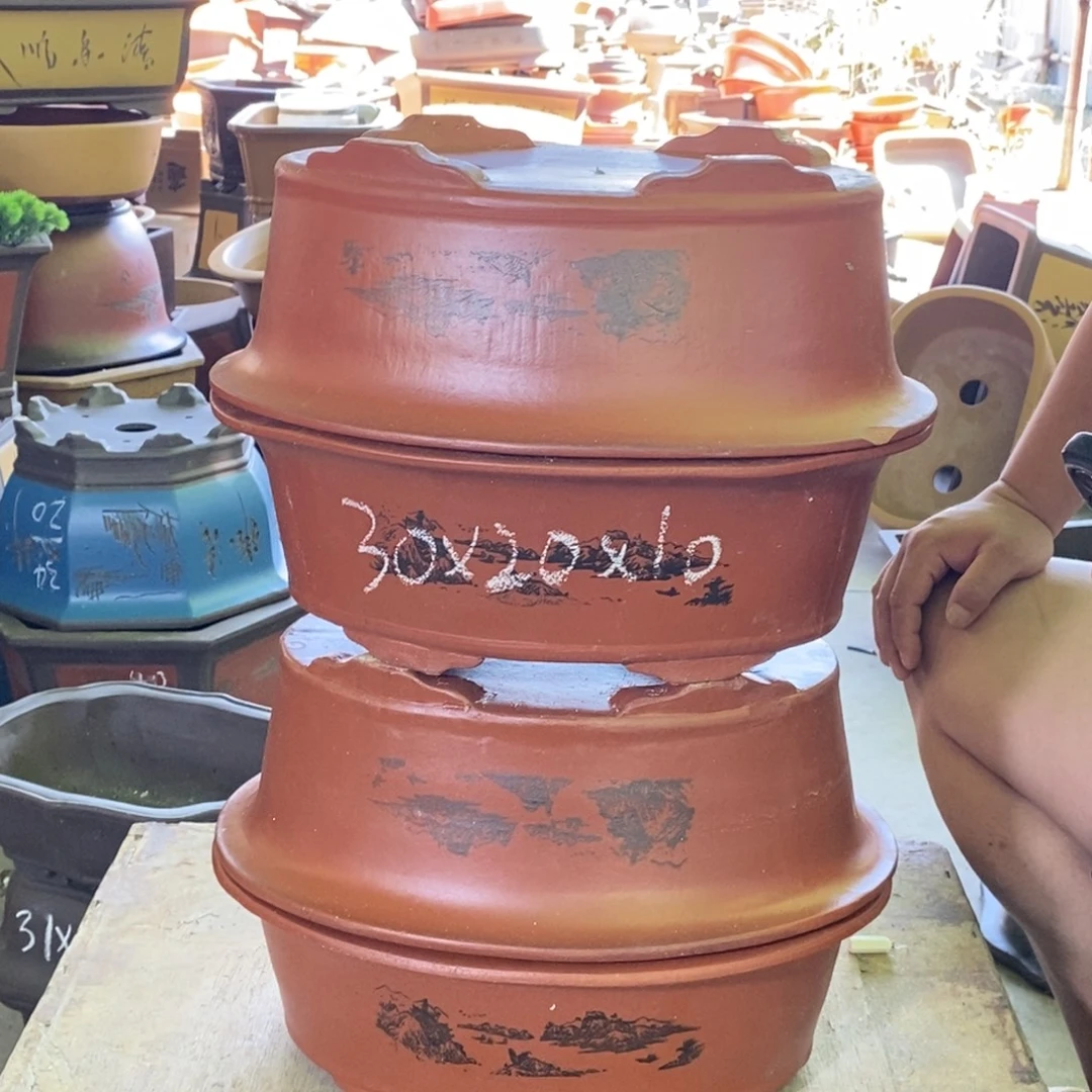 紫砂花盆紫砂紫砂