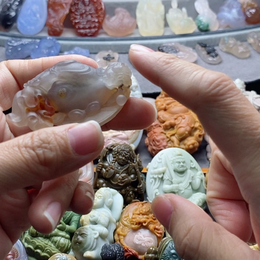 【闪购商品】未镶嵌吊坠定制玛瑙