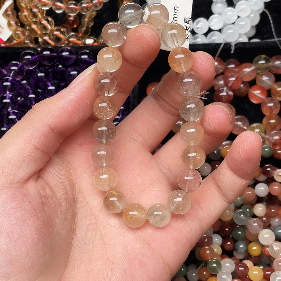 未镶嵌手链水晶彩发晶10.2