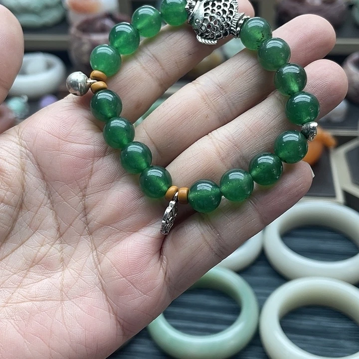 合金手链石英岩玉