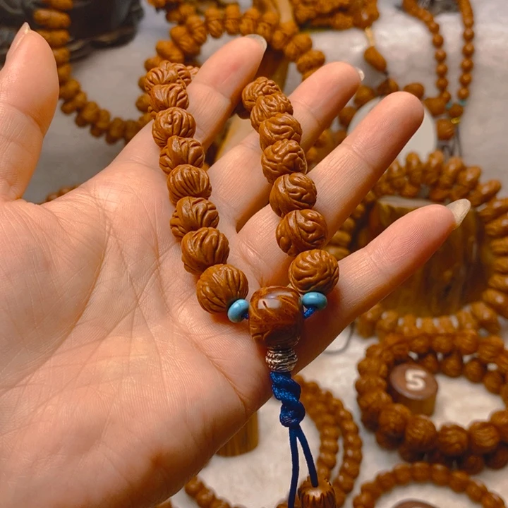 桃核手串红莲手捻