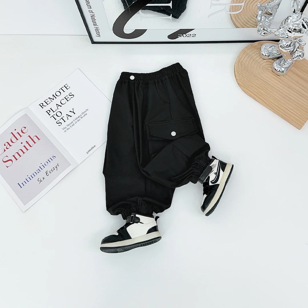 儿童裤子秋季男童工装长裤2025新款洋气韩版UTT52008悠悠童话童装