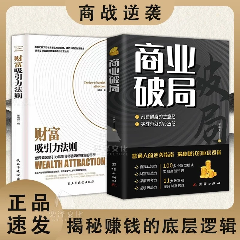 商业破局 财富吸引力法则 普通人的逆袭指南揭秘赚钱的底层逻辑
