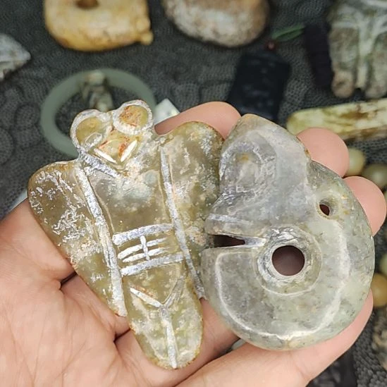 @***叶把件龙脊菩提物件优美，欢迎咨询