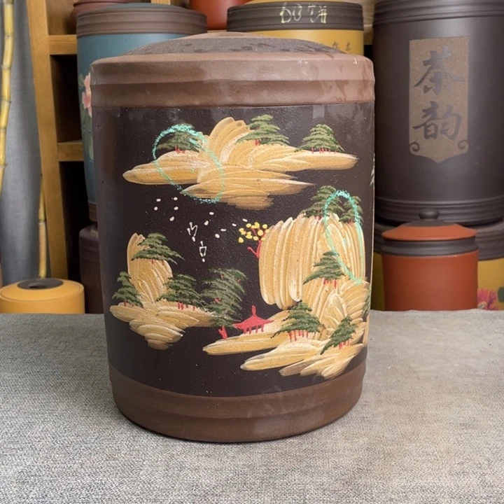 茶叶罐紫砂茶叶罐处理