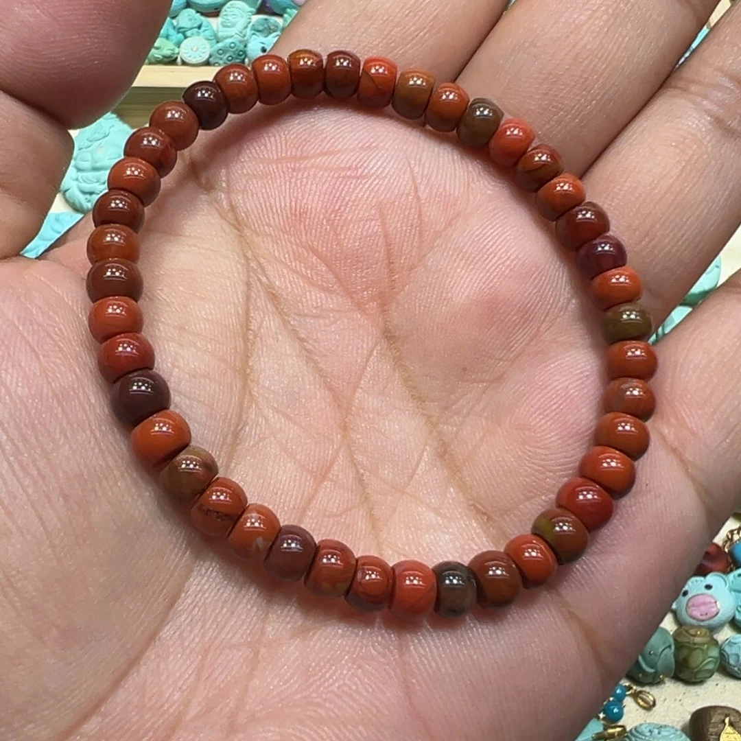 南红玛瑙未镶嵌手链
