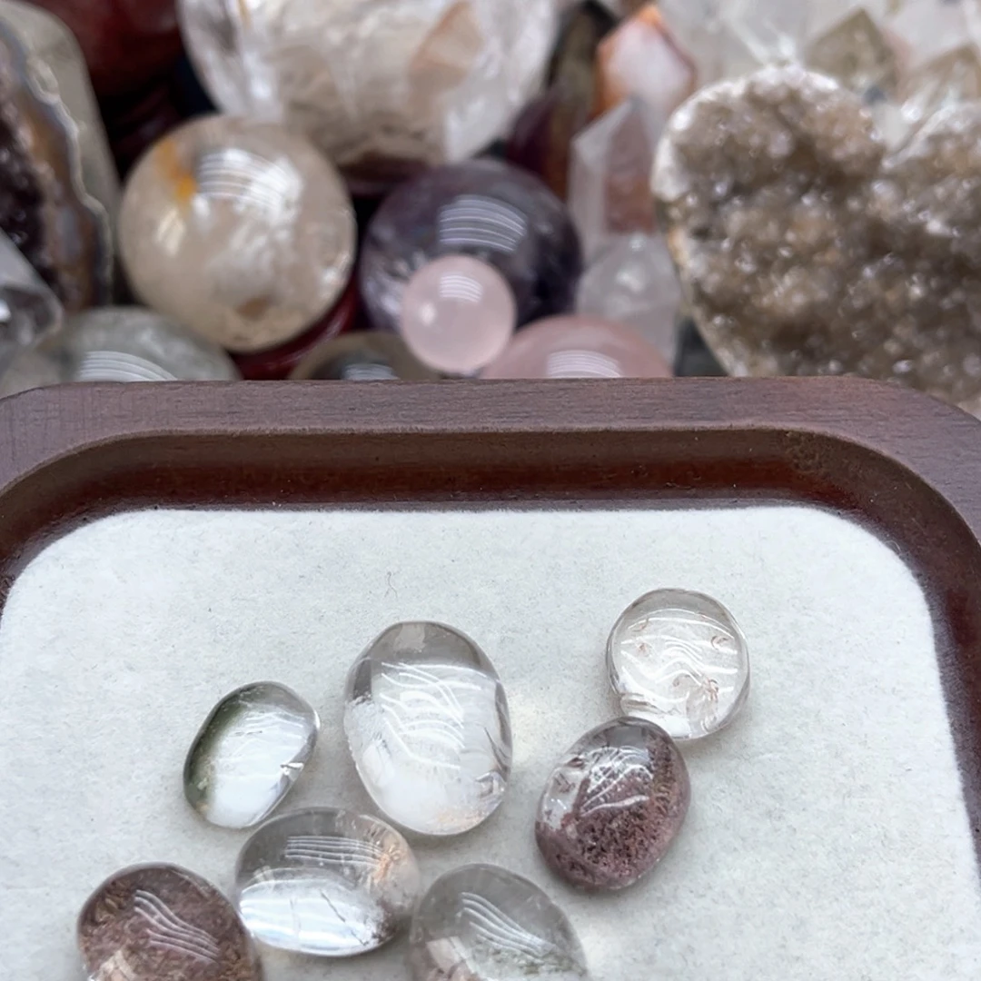 橘****未镶嵌珠宝半成品水晶53