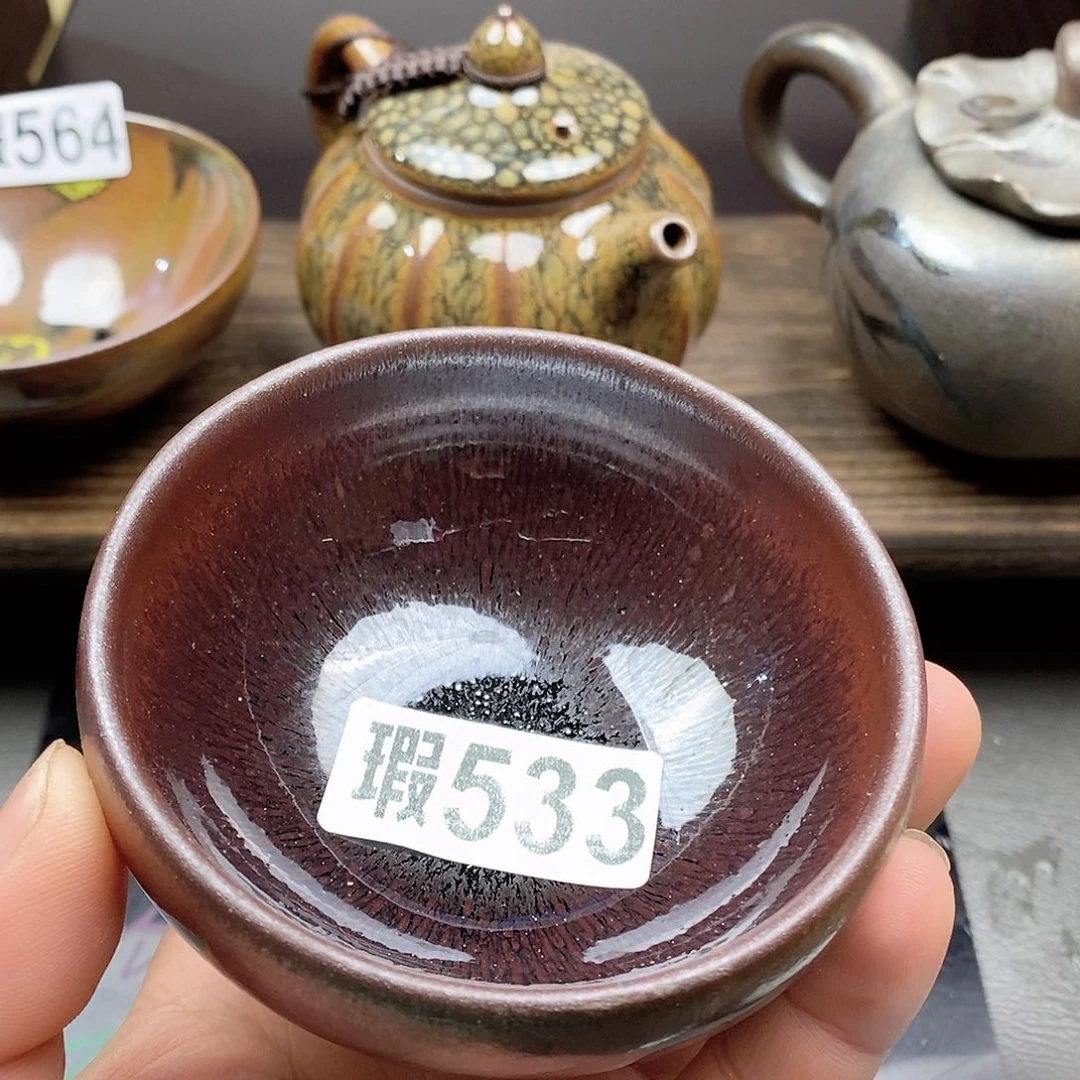 茶盏微瑕建盏主人杯子