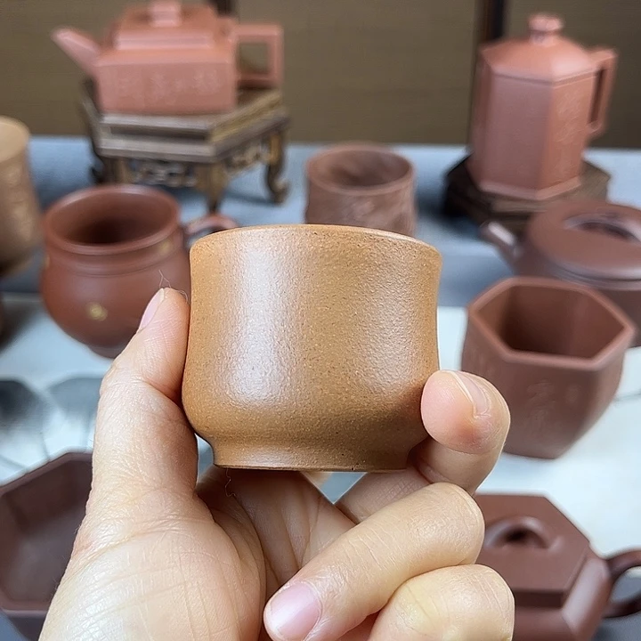 紫砂茶杯全手工主人杯容量60