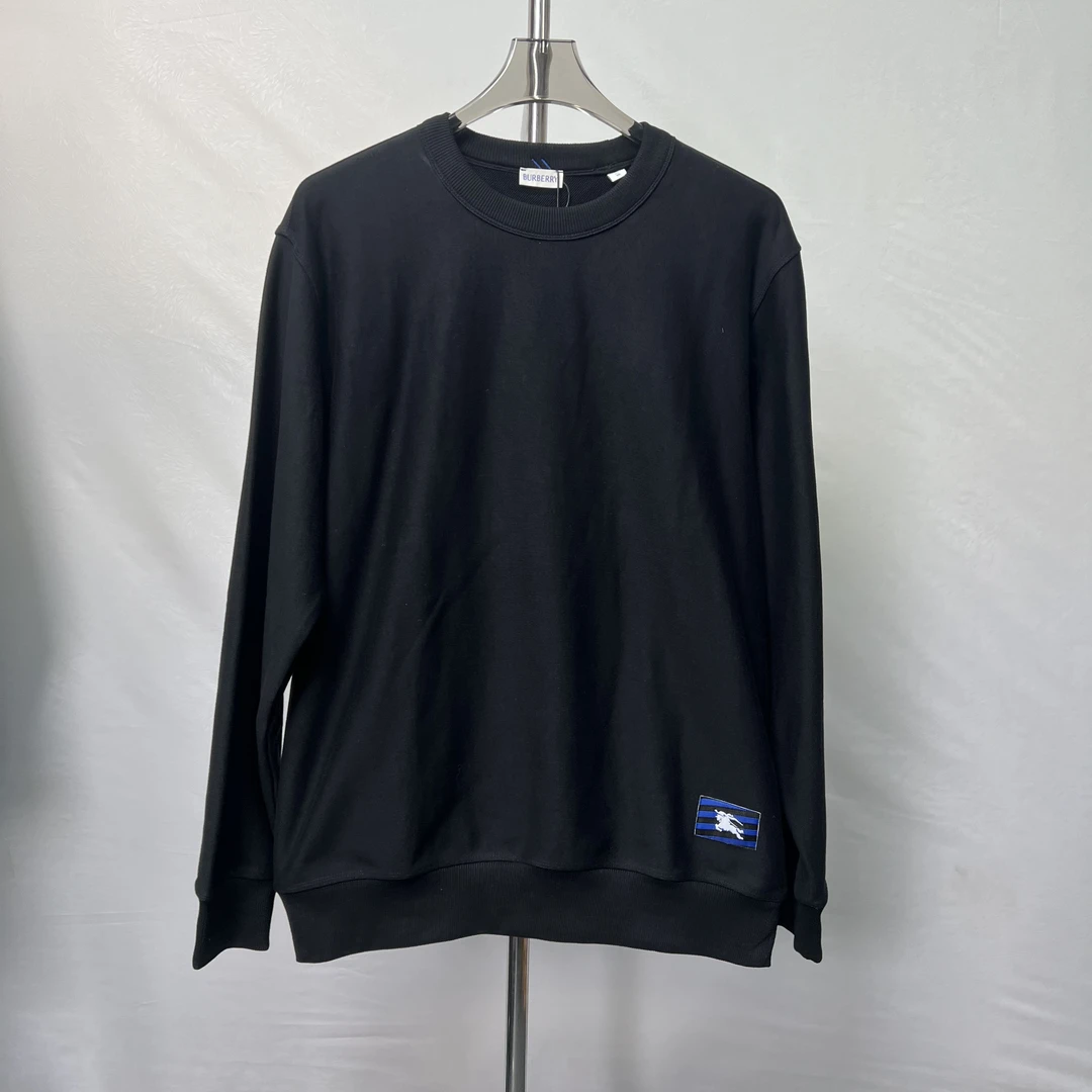 99新 BURBERRY/博柏利 男士套头圆领卫衣 两色可选 tz6185