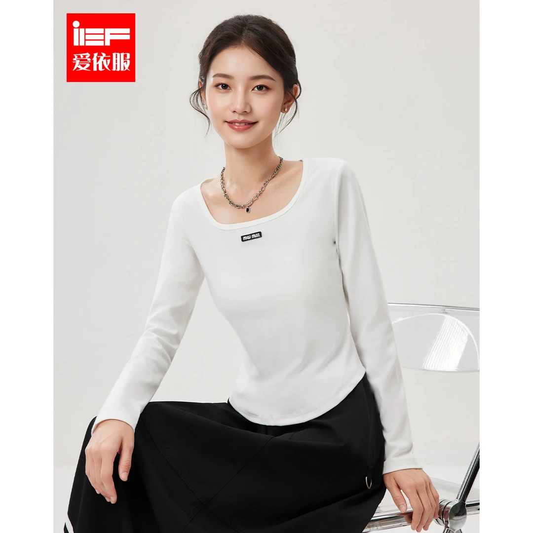 IEF/爱依服2025早秋新款韩版独特漂亮小衫外穿百搭温婉大方衣服