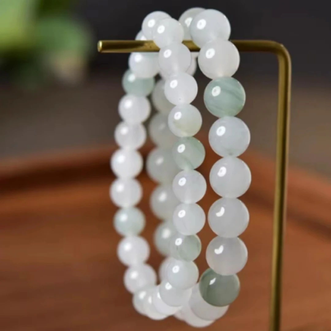 天山翠（多样性发货，发一串）福利微瑕女款金丝玉飘翠天然百搭时尚