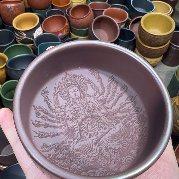 茶杯紫砂全手工紫砂